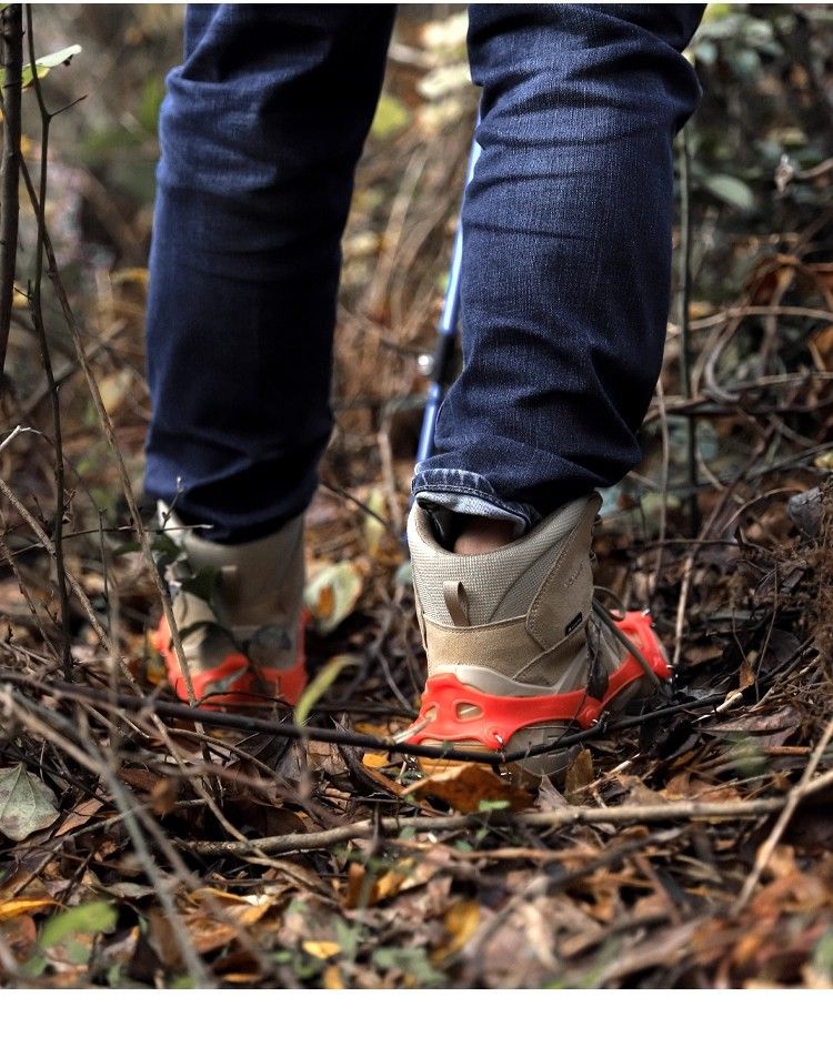 1 pair Outdoor ice claw anti slip shoe cover hiking shoe nail chain stainless steel anti slip snow climbing anti fall shoe nail chain